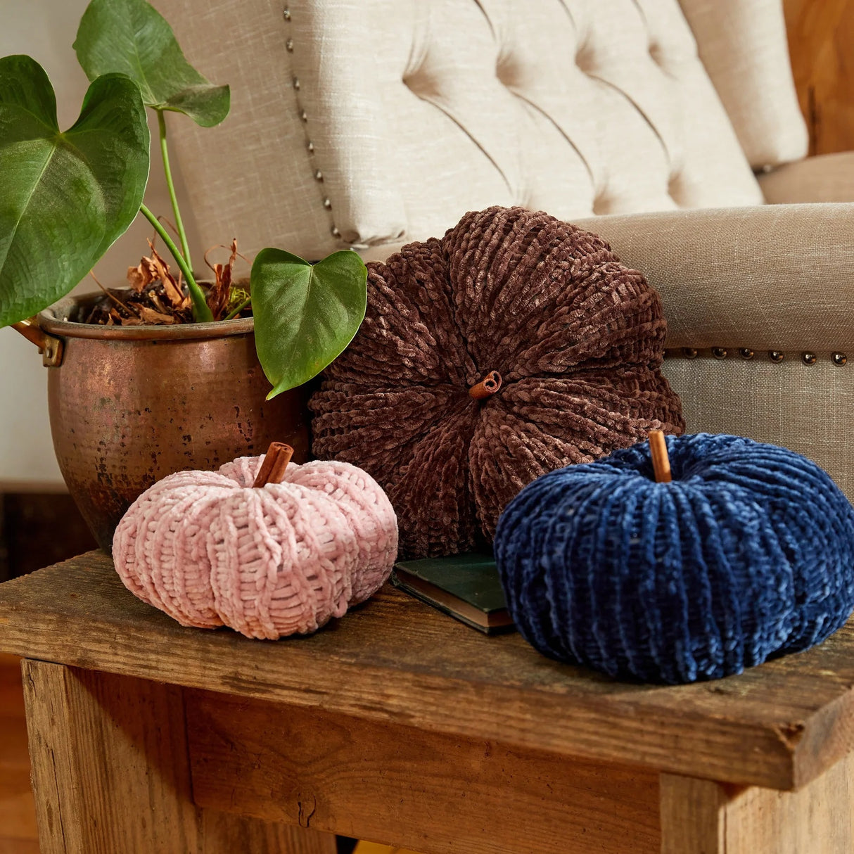 Free Velvet Pumpkins Pattern