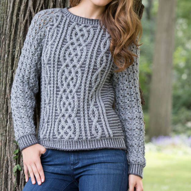Crochet cable sweater deals pattern free