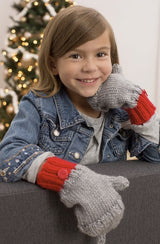 Free Flip Top Kids Mittens Pattern