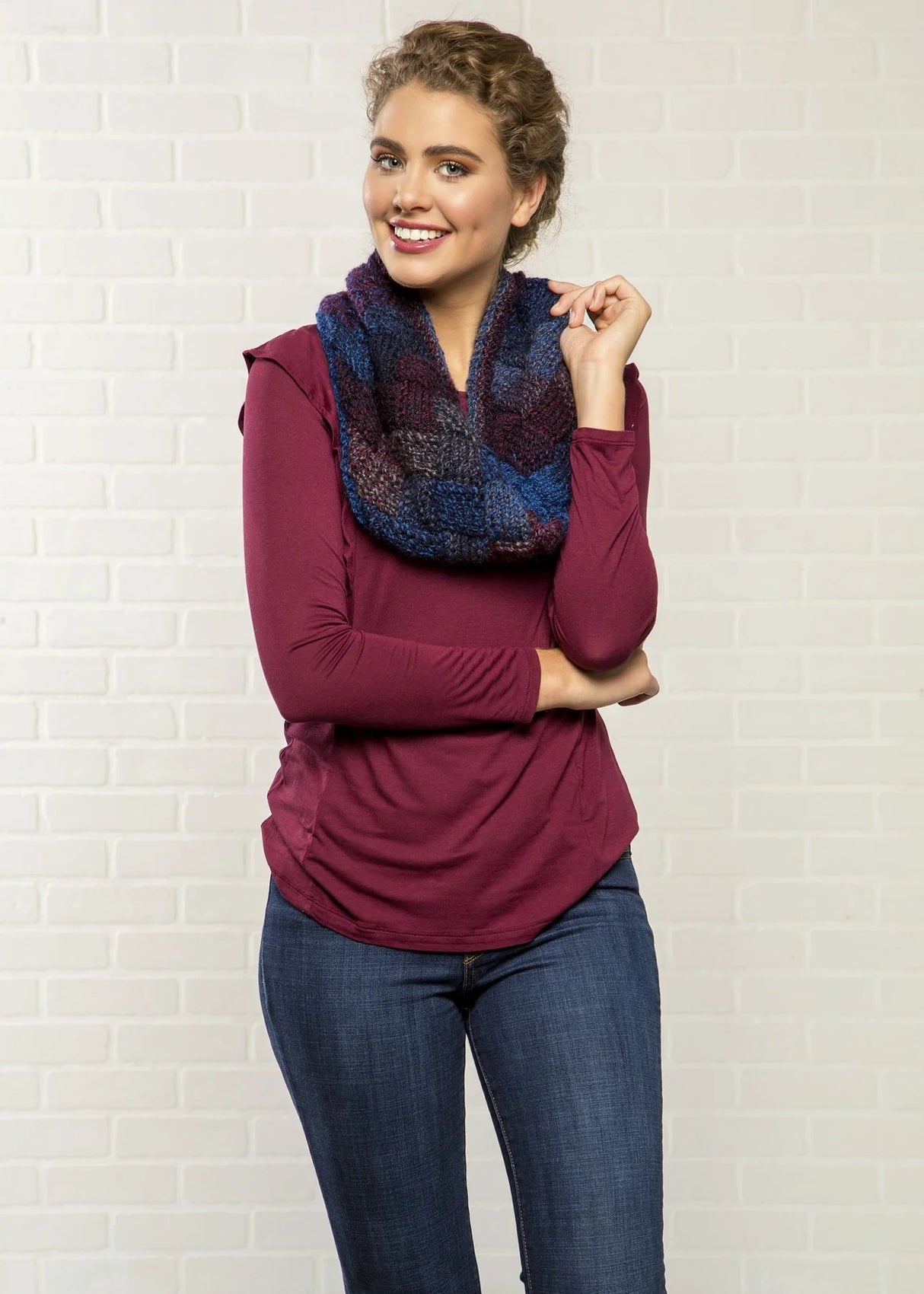 Free Diamante Cowl Pattern