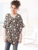 Free Buttoned Poncho Pattern