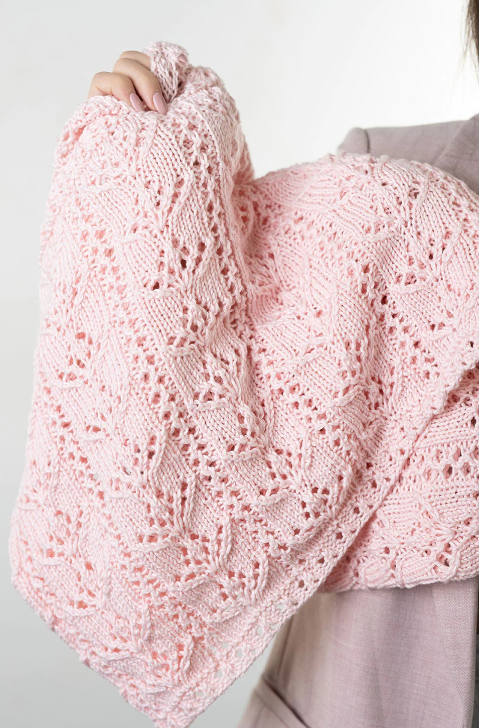 Free Floral Lace Cowl Wrap Pattern