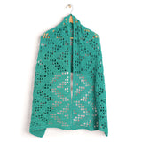 Free Zig Zagging Filet Crochet Shawl Pattern