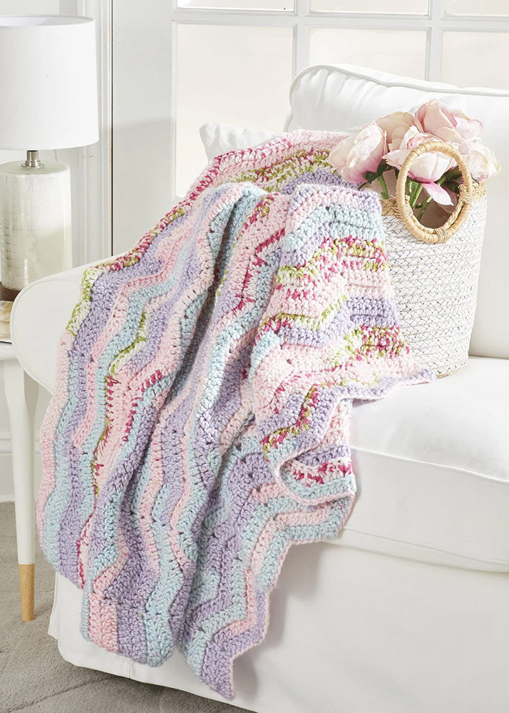 Free Cozy Chevron Throw Pattern