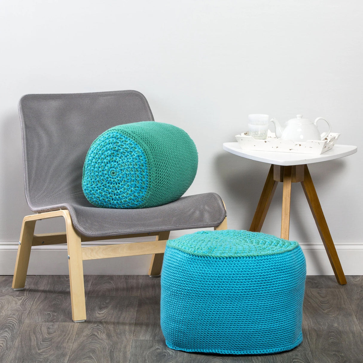 Modèle de pouf au crochet gratuit