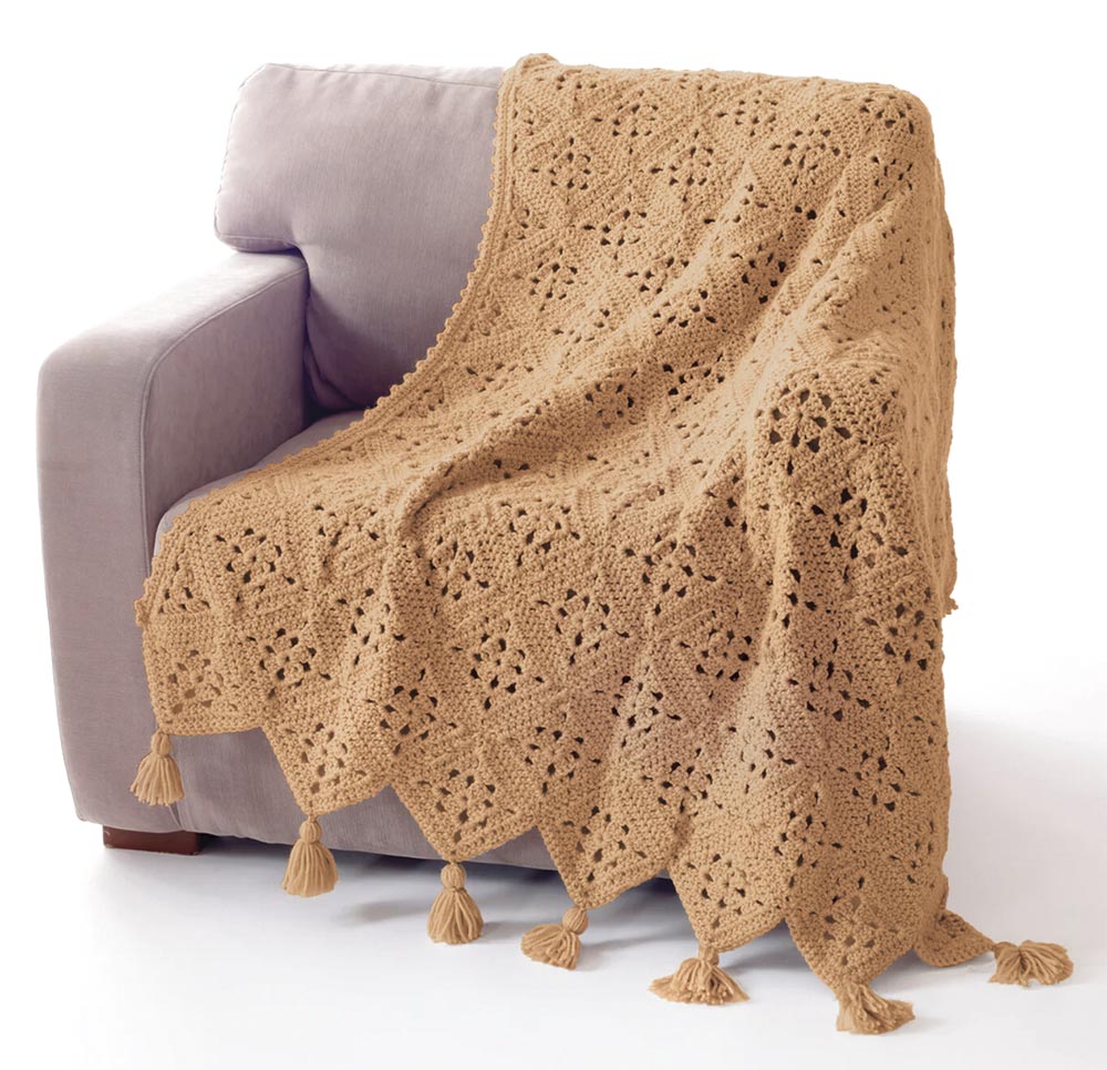 Free Diagonal Granny Afghan Pattern