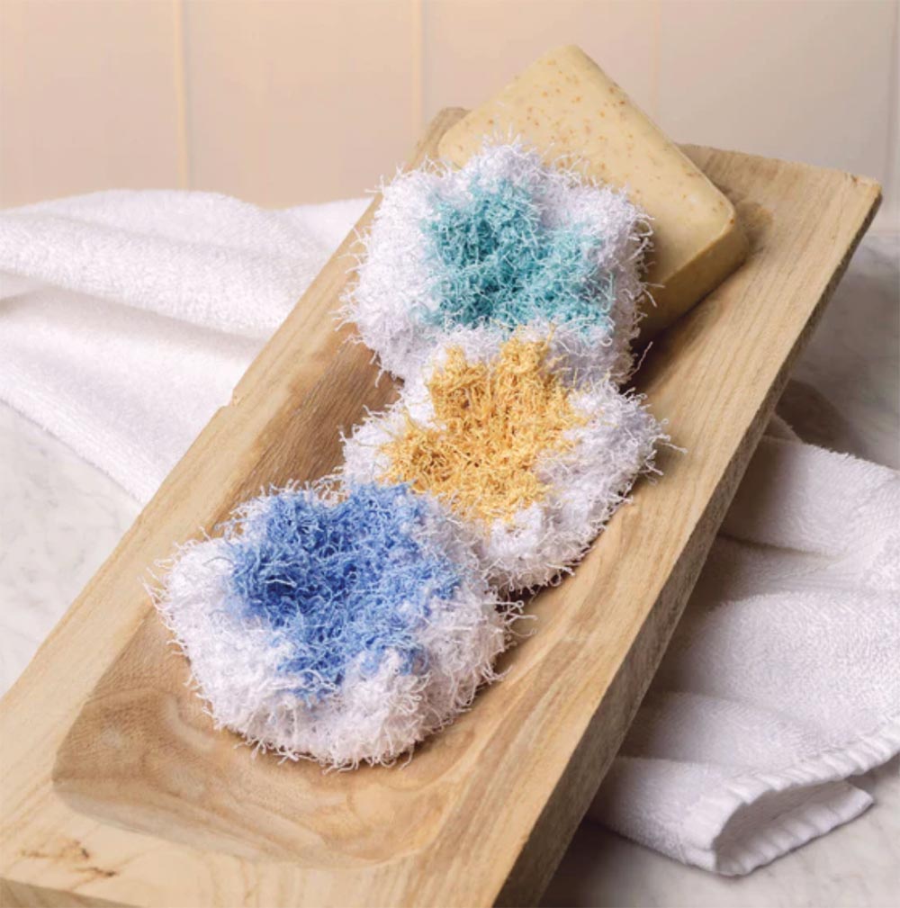 Free Zen Scrubby Poufs Pattern