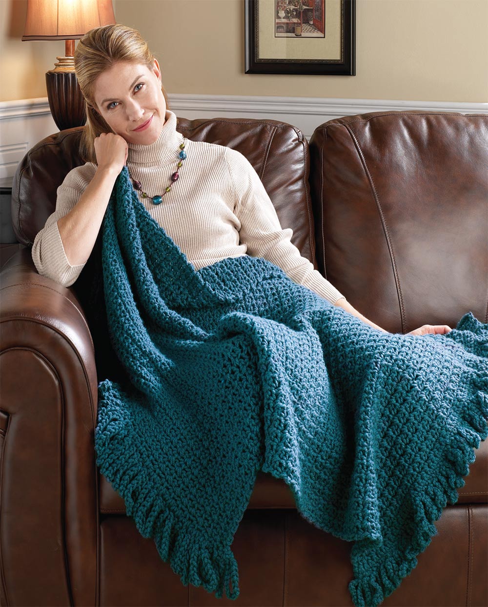 Free Simply Crocheted Throw Pattern