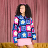 Free Flower Power Crochet Hoodie Pattern