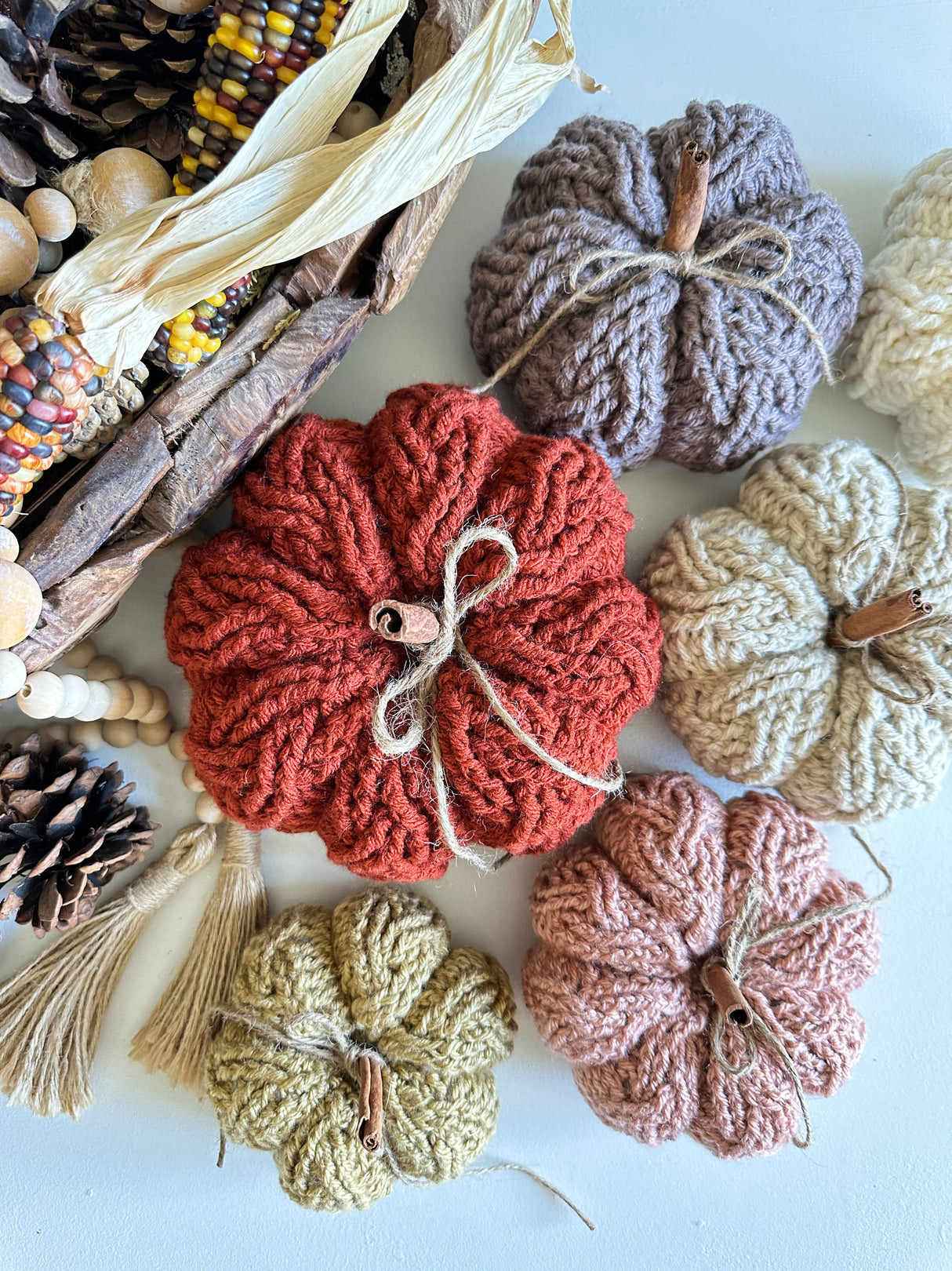 Cozy Cottage Cable Pumpkin Kit