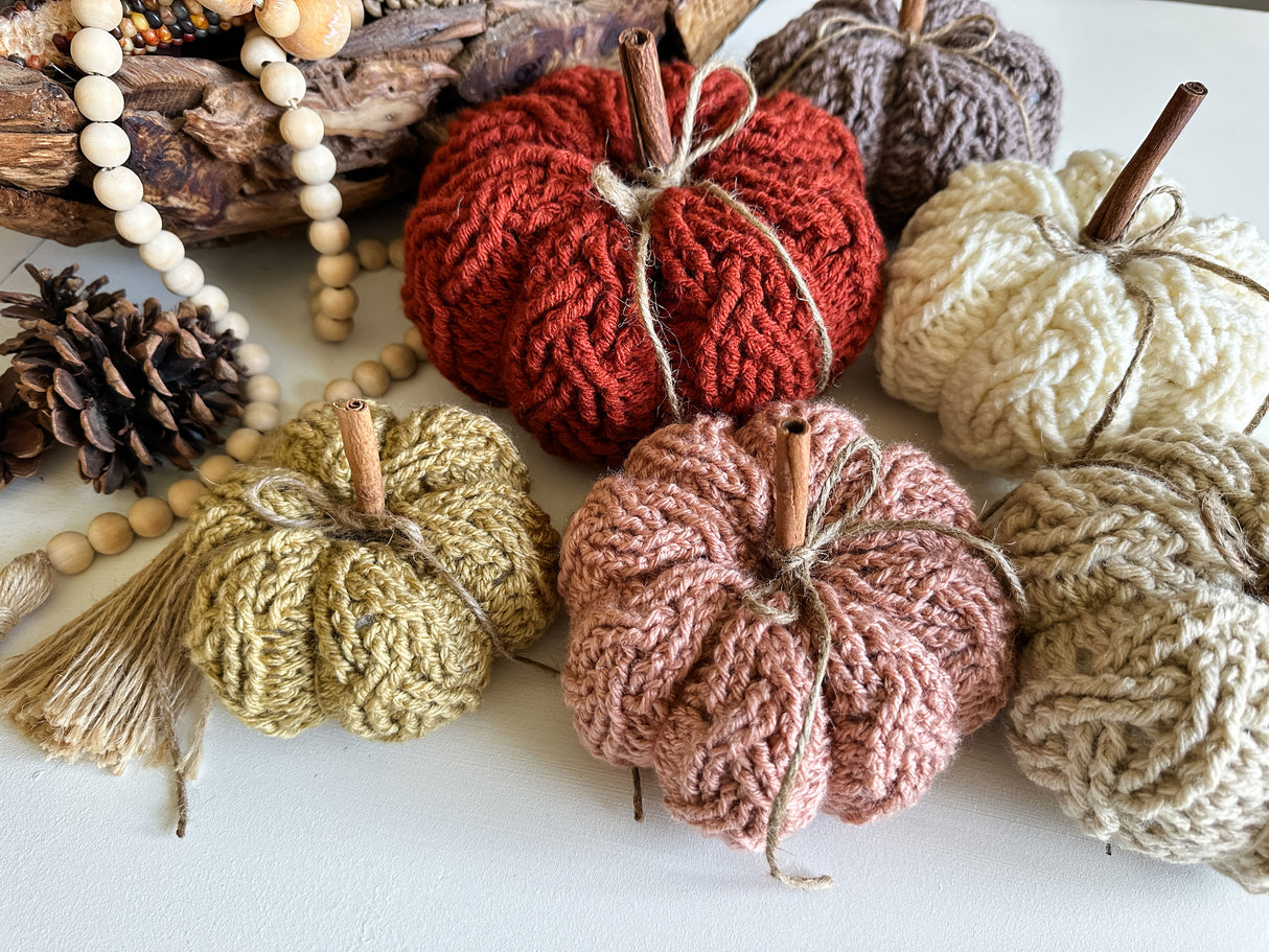 Cozy Cottage Cable Pumpkin Kit