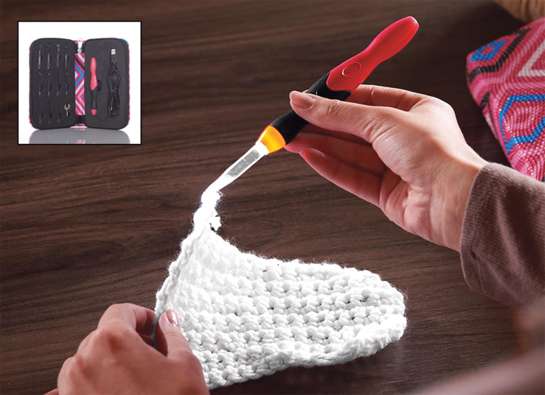 Illuminate Your Handmade Projects With LED Light-Up Crochet Hooks and Knitting  Needles