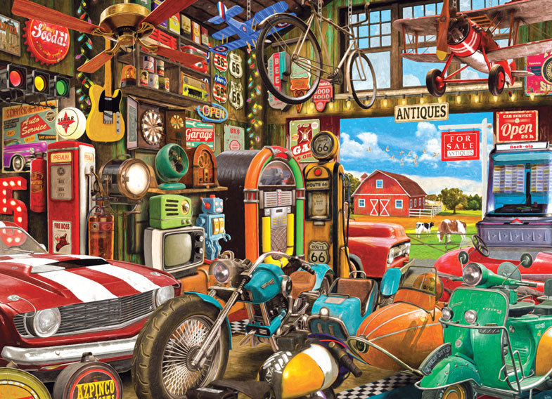 Puzzle Garage d'antiquités