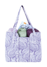 Periwinkle Paisley Tote