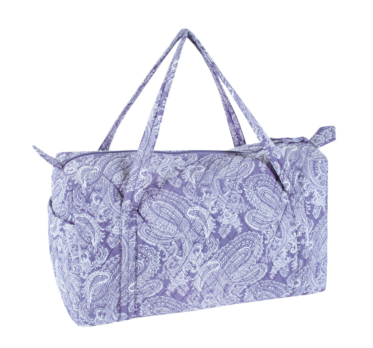 Periwinkle Paisley Duffle Bag