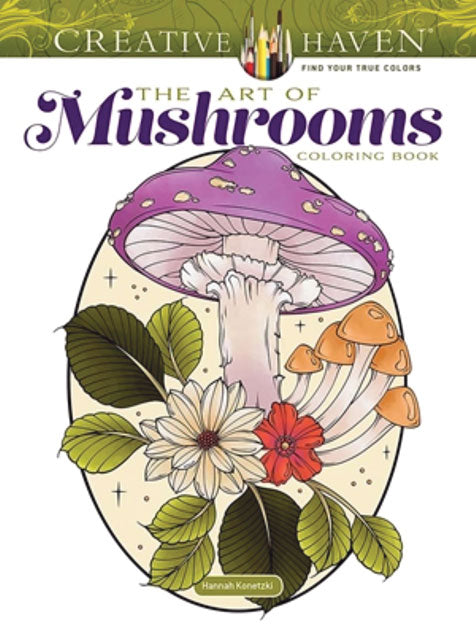 Livre de coloriage sur l'art des champignons