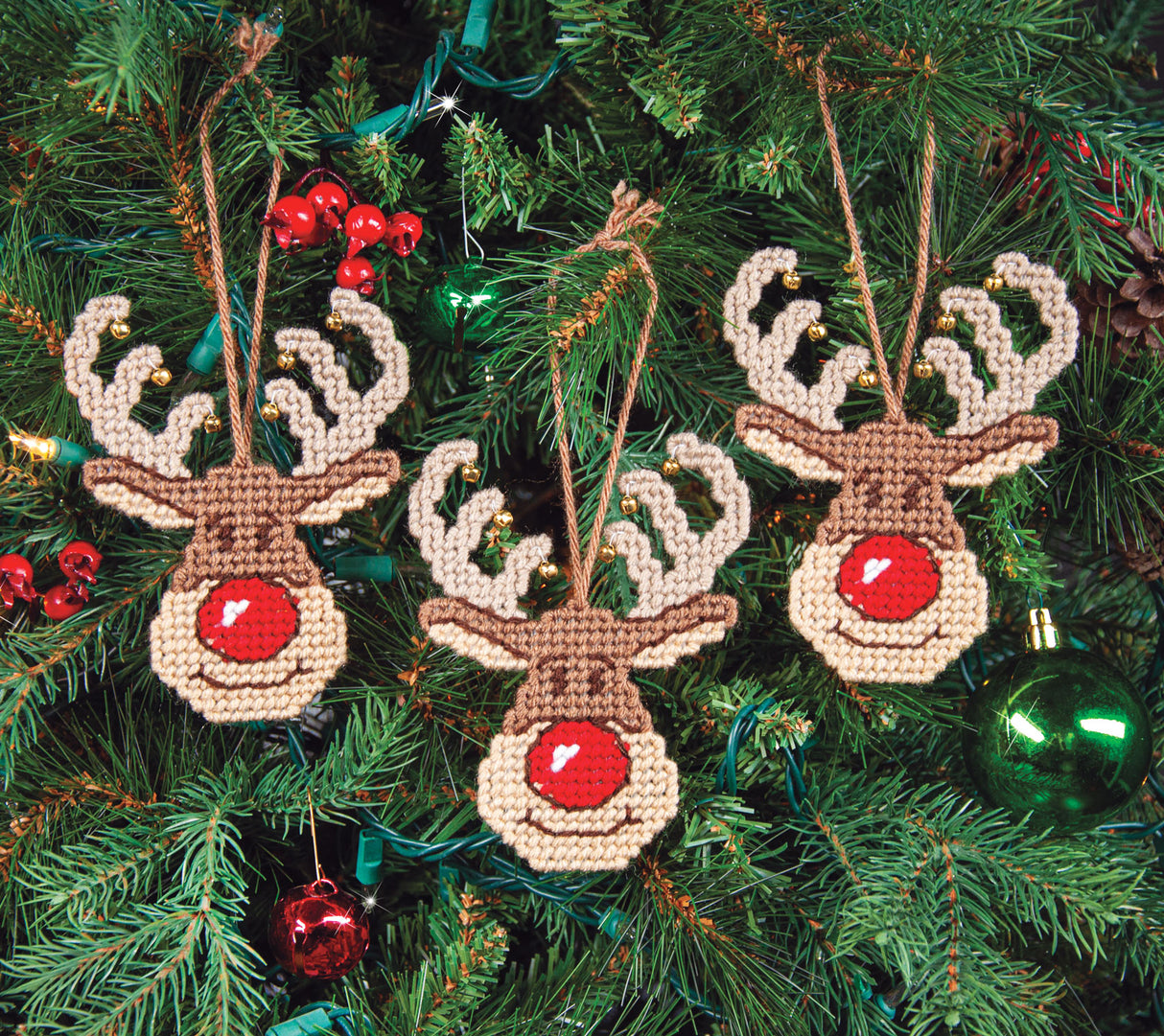 Ornements en toile plastique Jingle Deer