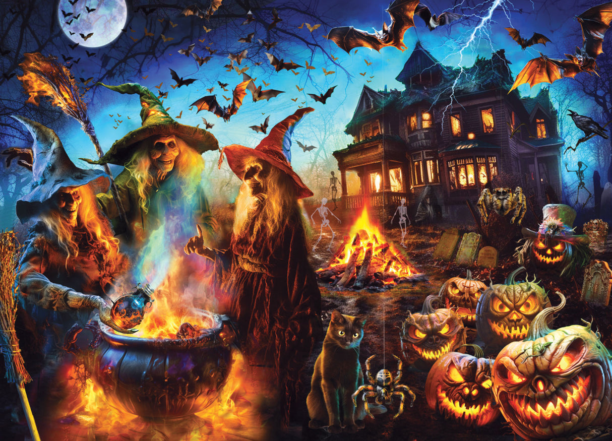 Halloween Witches Jigsaw Puzzle