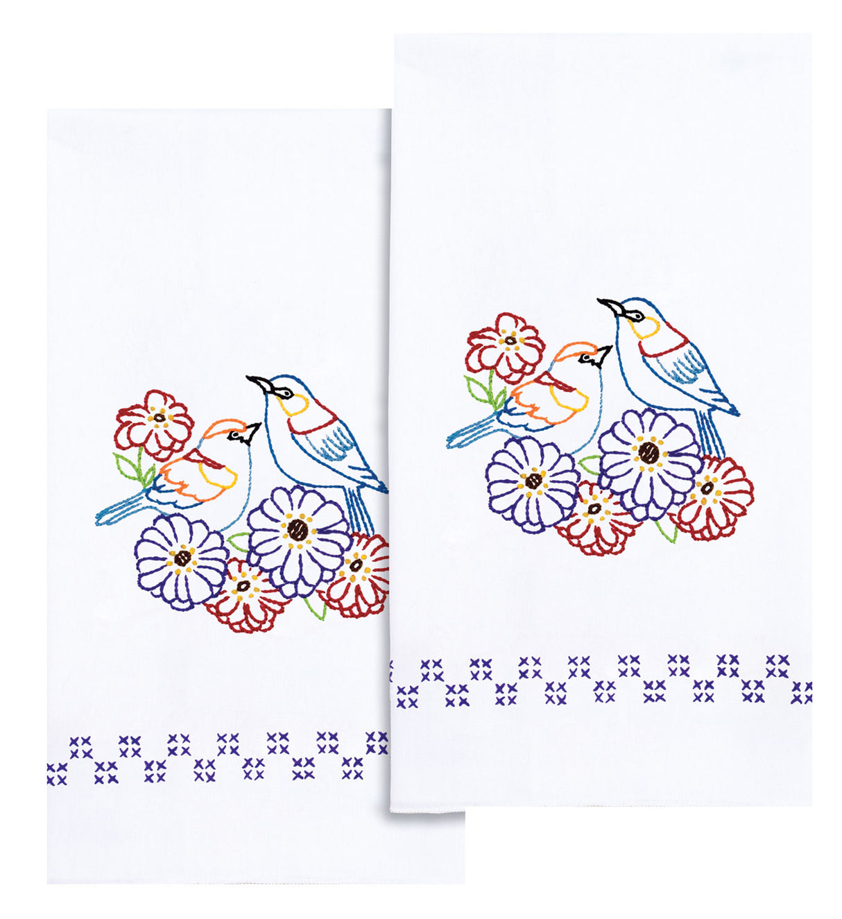 Two Birds Hand Towels