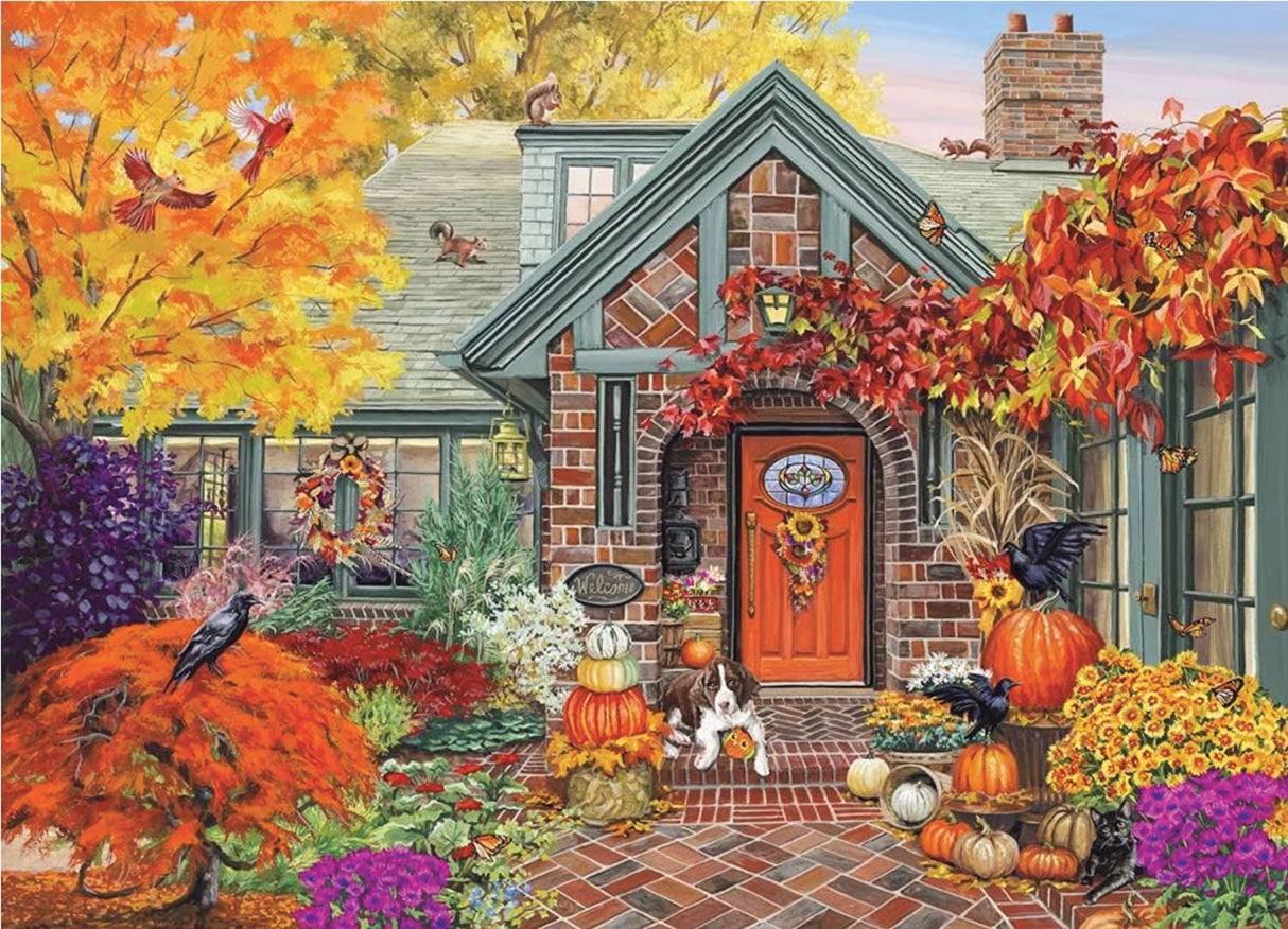 Puzzle de bienvenue d'automne