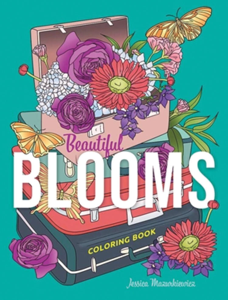 Livre de coloriage de belles fleurs 