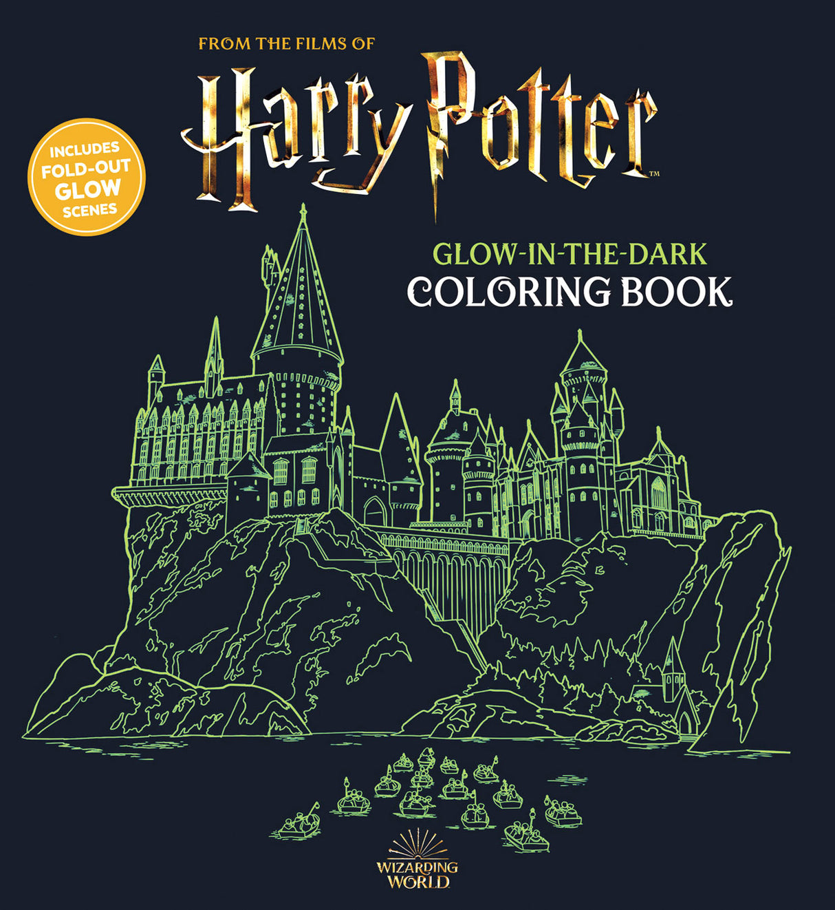 Livre de coloriage phosphorescent Harry Potter 