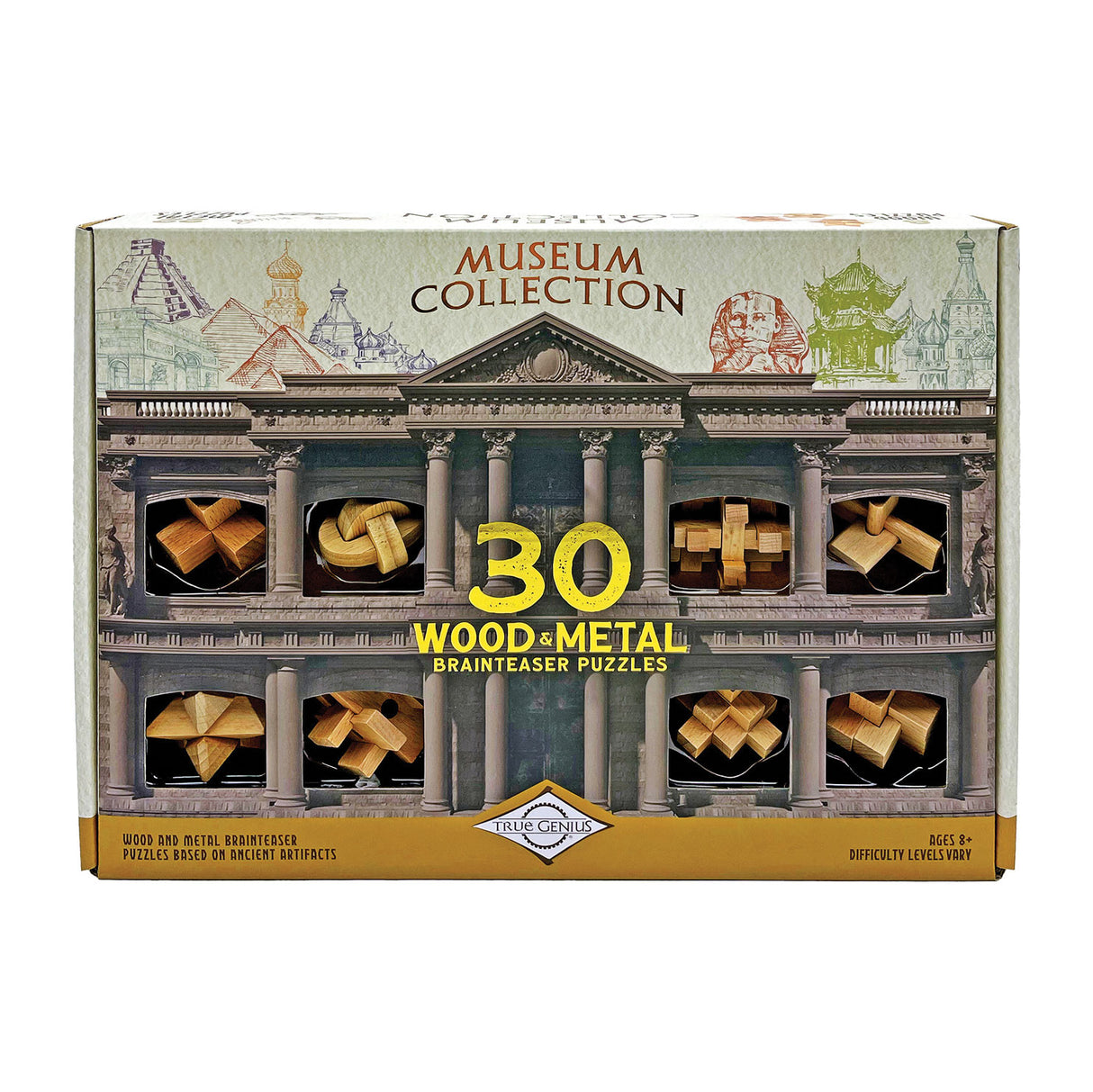 Museum Collection Wood and Metal Brainteaser Puzzles