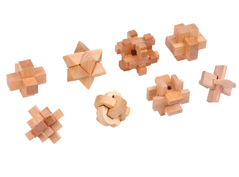 Museum Collection Wood and Metal Brainteaser Puzzles