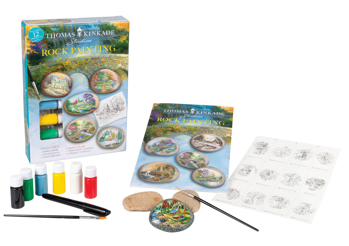 Thomas Kinkade Rock Painting Kit