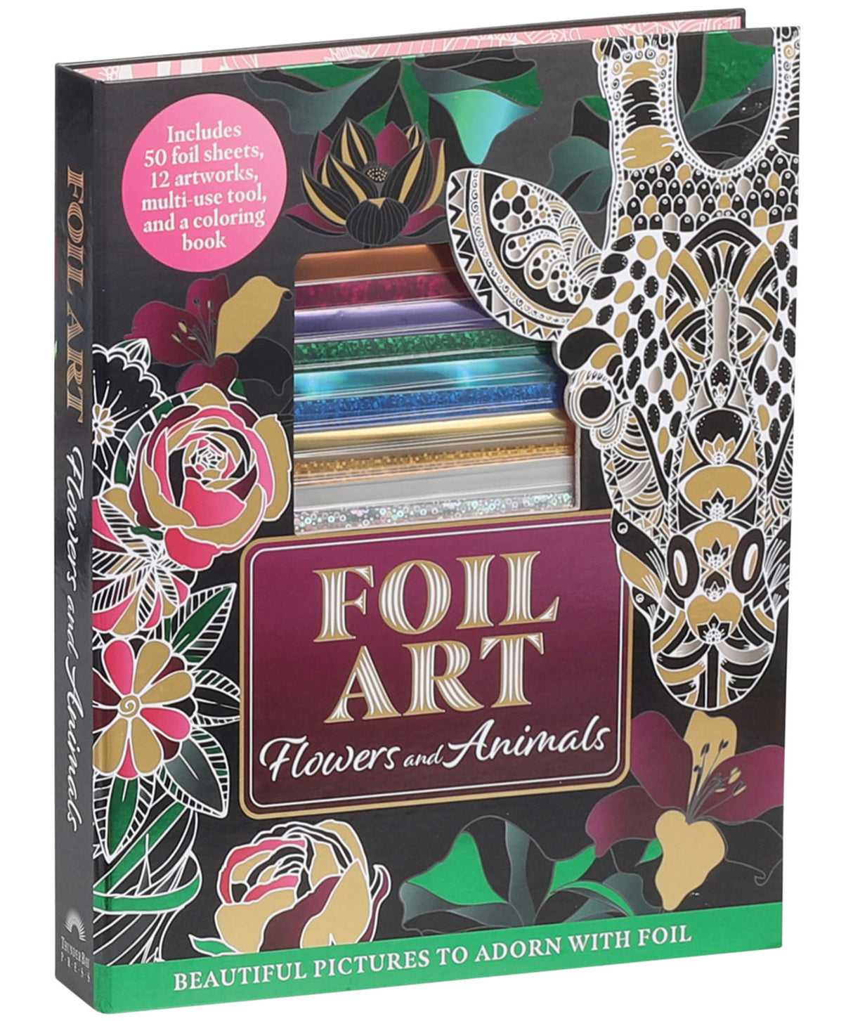 Kit Foil Art : Fleurs et Animaux