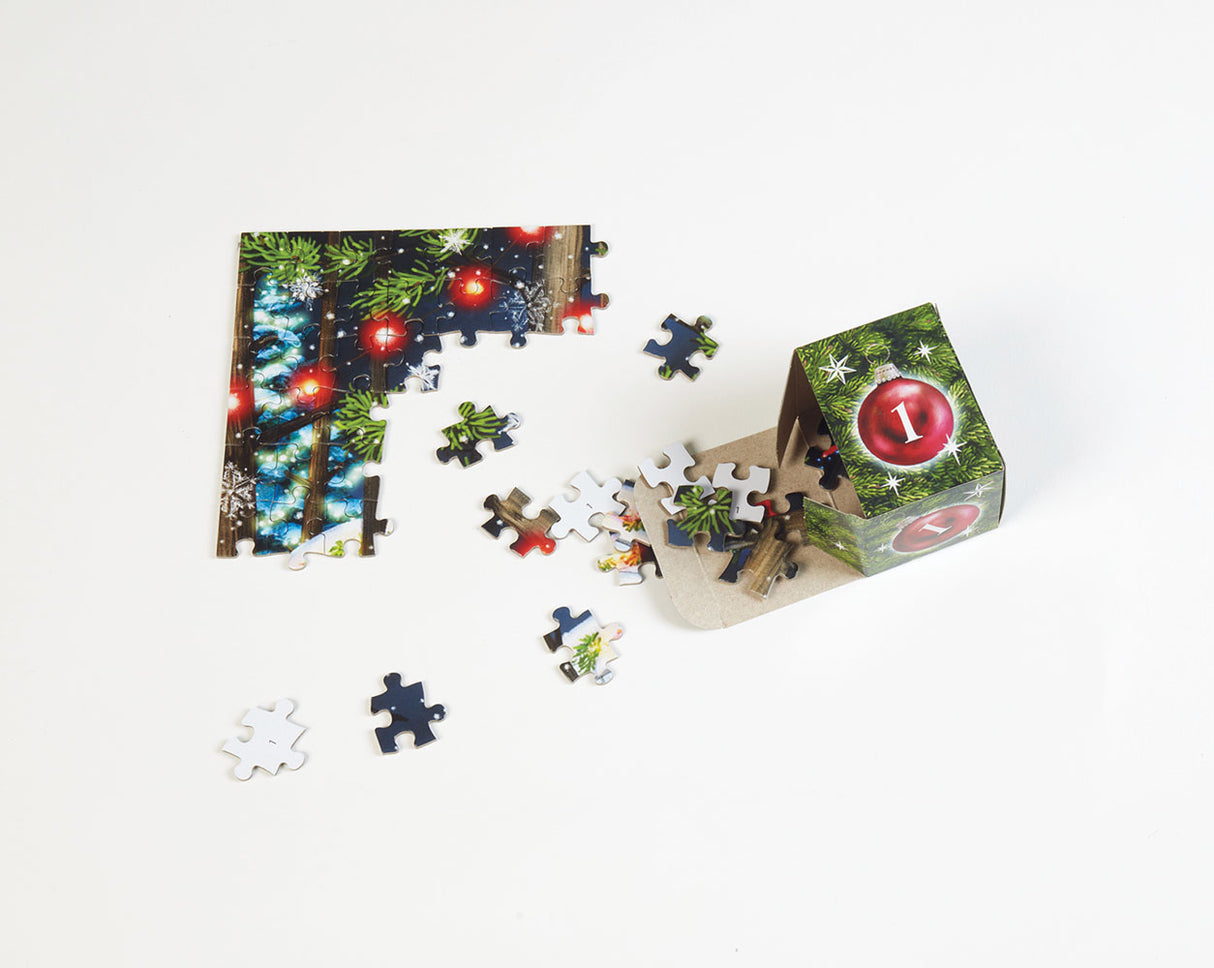 Camping for Christmas Jigsaw Puzzle Advent Calendar