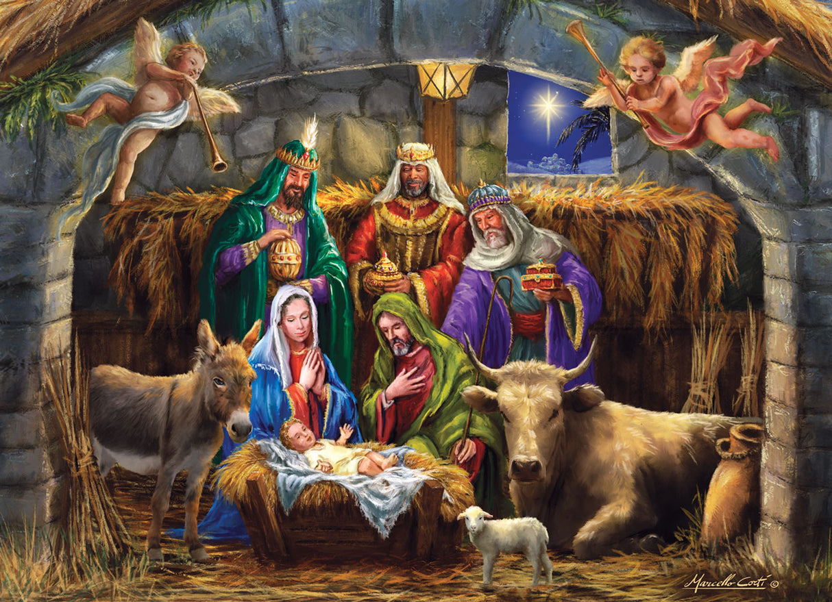 In The Manger Jigsaw Puzzle Advent Calender