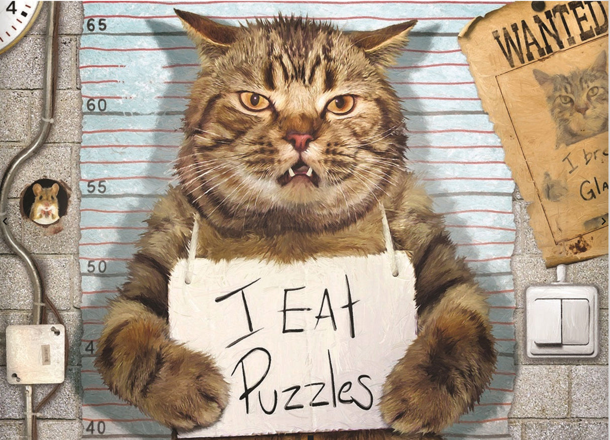 Feline Felon Jigsaw Puzzle