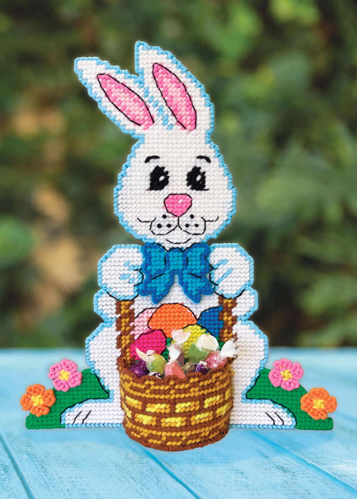 Bunny Candy Dish Plastic Canvas Kit