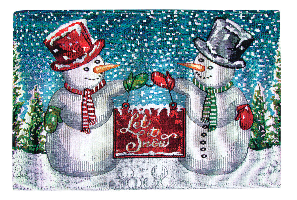 Let It Snow Couple Tapestry Placemat