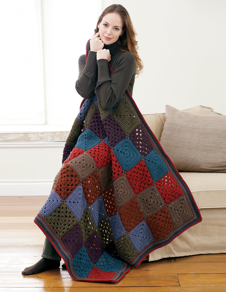 October selling Granny Afghan -- FREE SHIPPING!