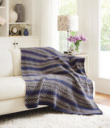 Mosaic Ripple Afghan