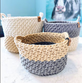 Two-Toned Nesting Baskets