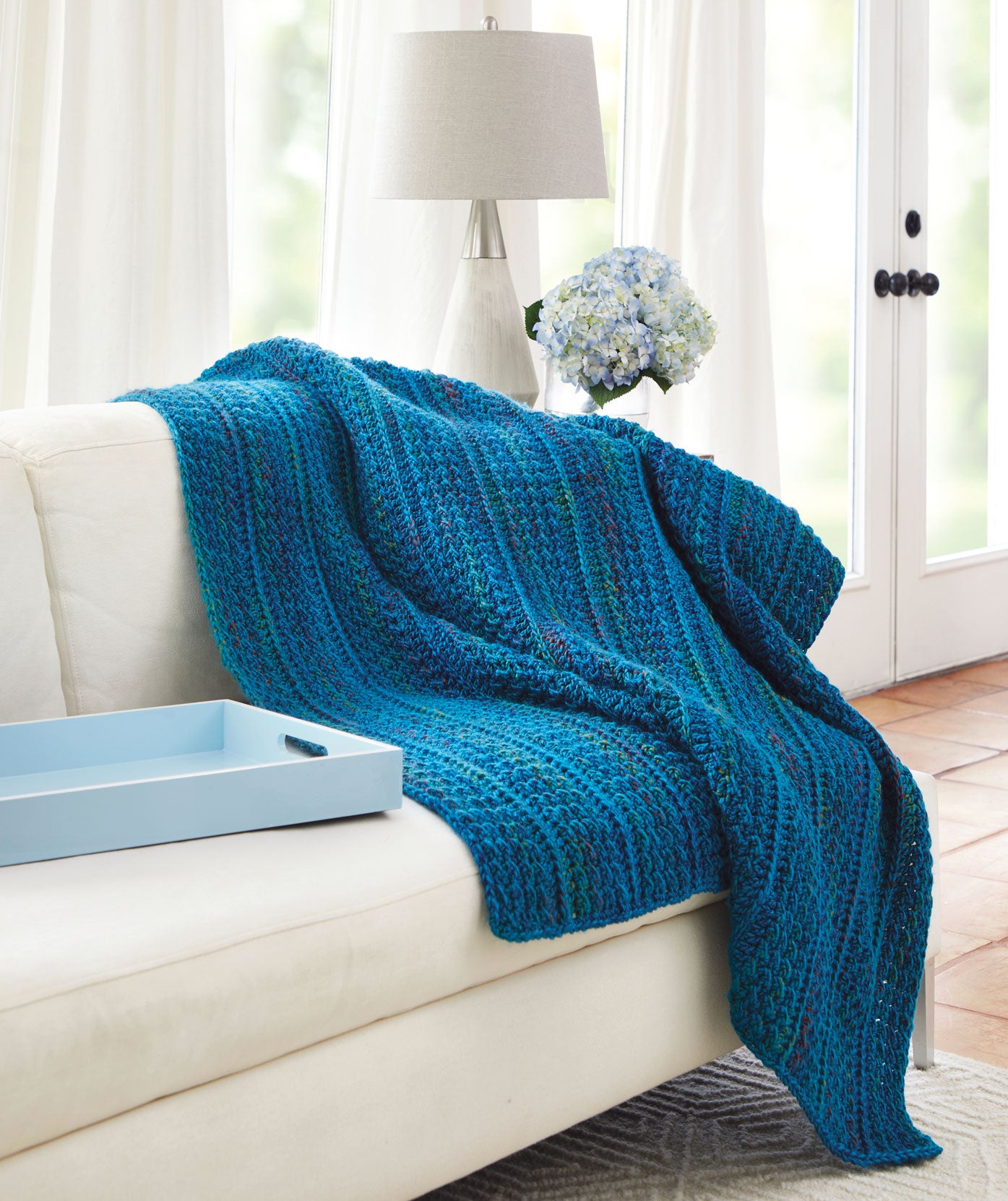 Cozy, soft crochet 2024 throw