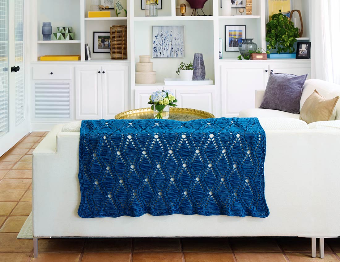 Forever Diamonds Throw Pattern