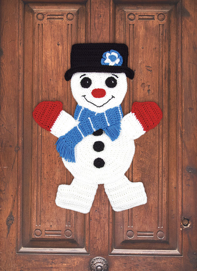 Snowman Door Crochet Hanger