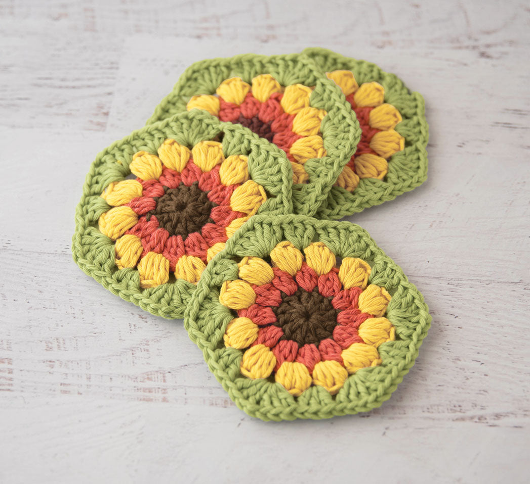 Sunflower Coasters