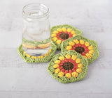 Sunflower Coasters