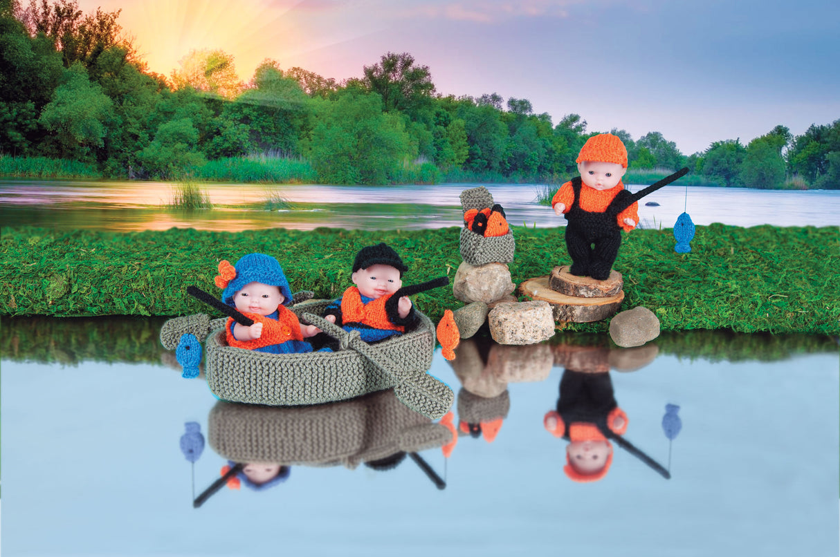 Gone Fishing Doll Ensemble