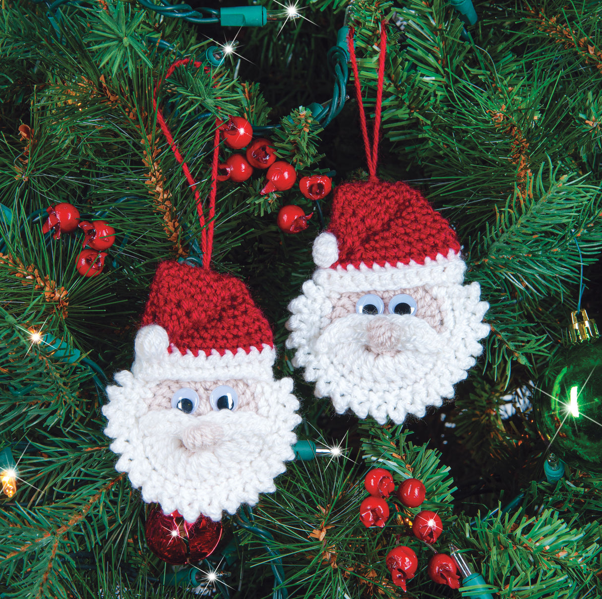 Santa Ornaments