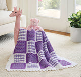 Slip Stitch Blocks Baby Blanket