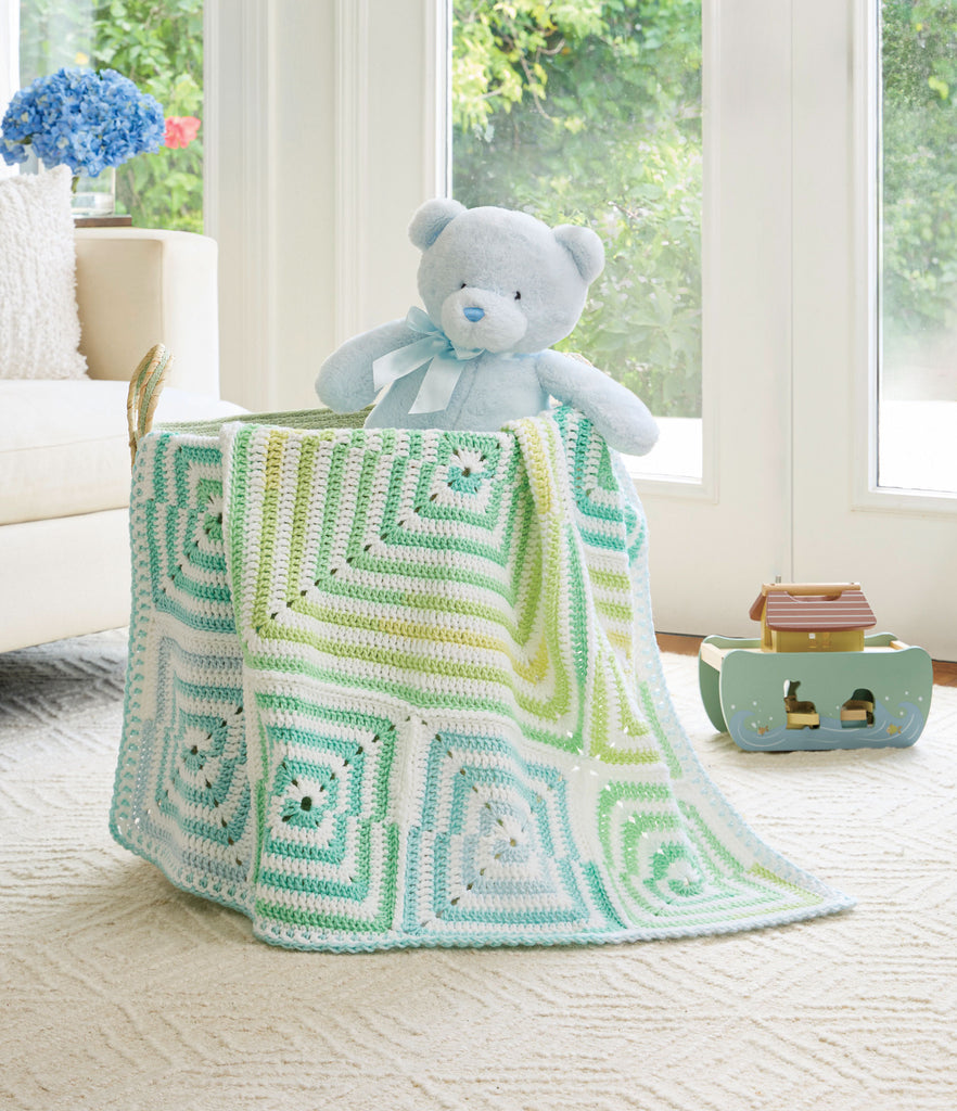 Cattywampus Squares Blanket