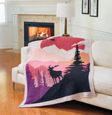 Mountain Sunset Blanket