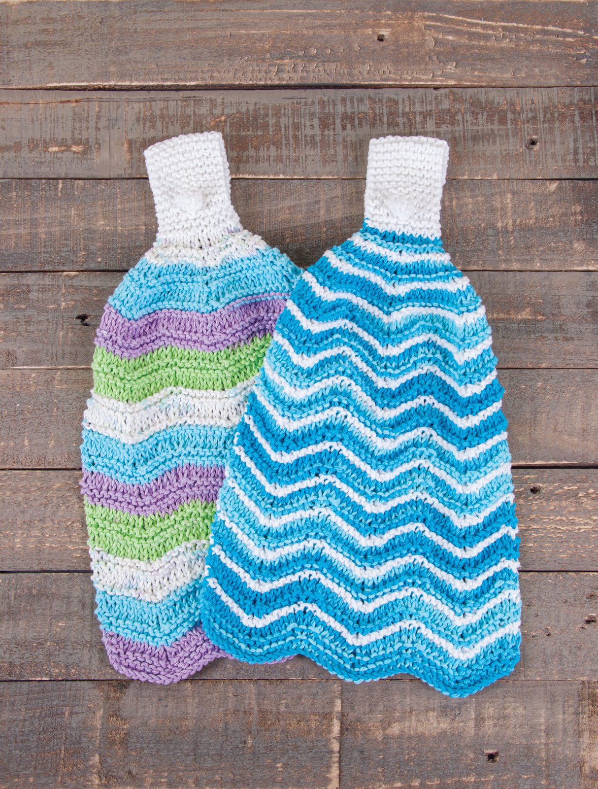 Cotton Chevron Towels