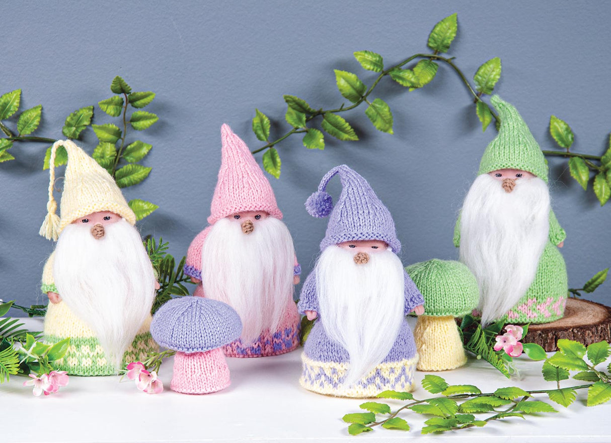 A Gathering of Garden Gnomes Doll Pattern